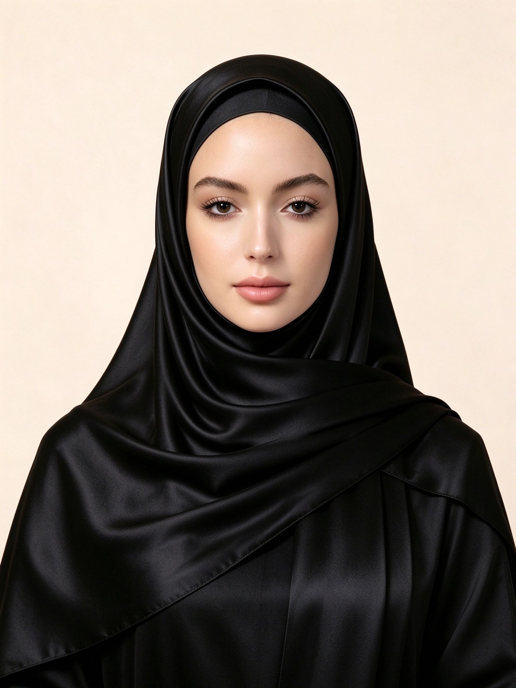 حجاب سادة أسود