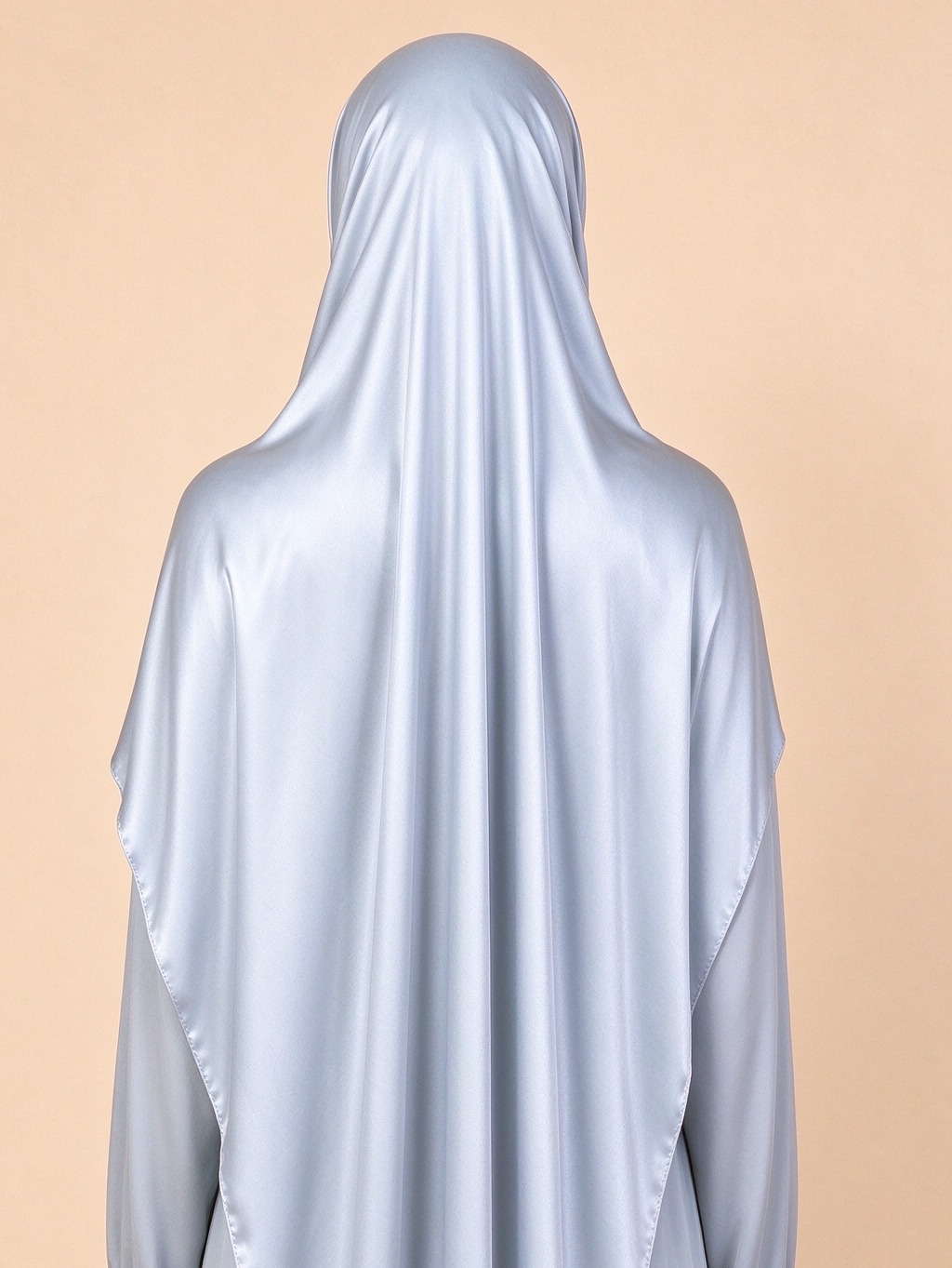 حجاب سادة رمادي
