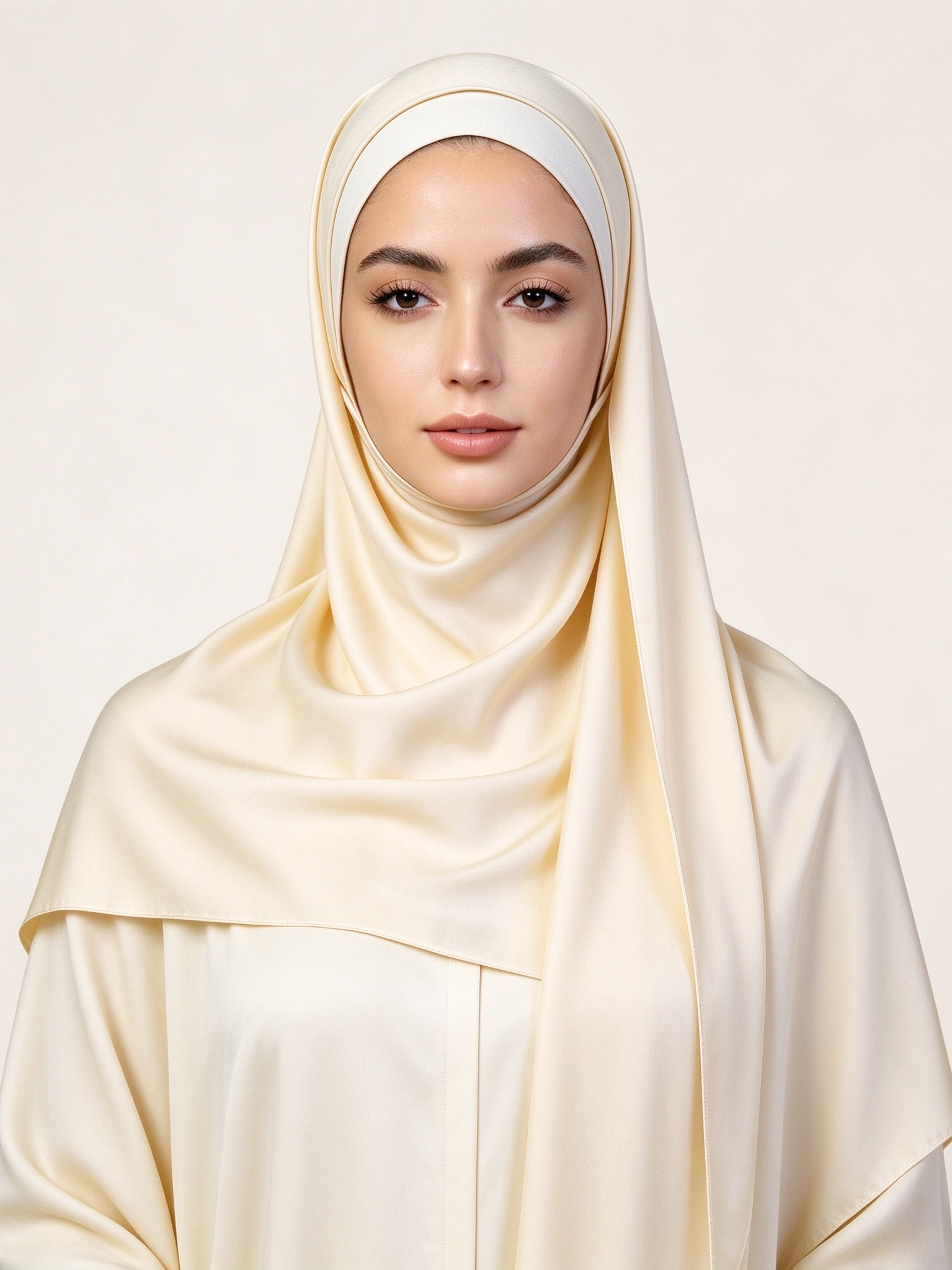 حجاب سادة كريمي