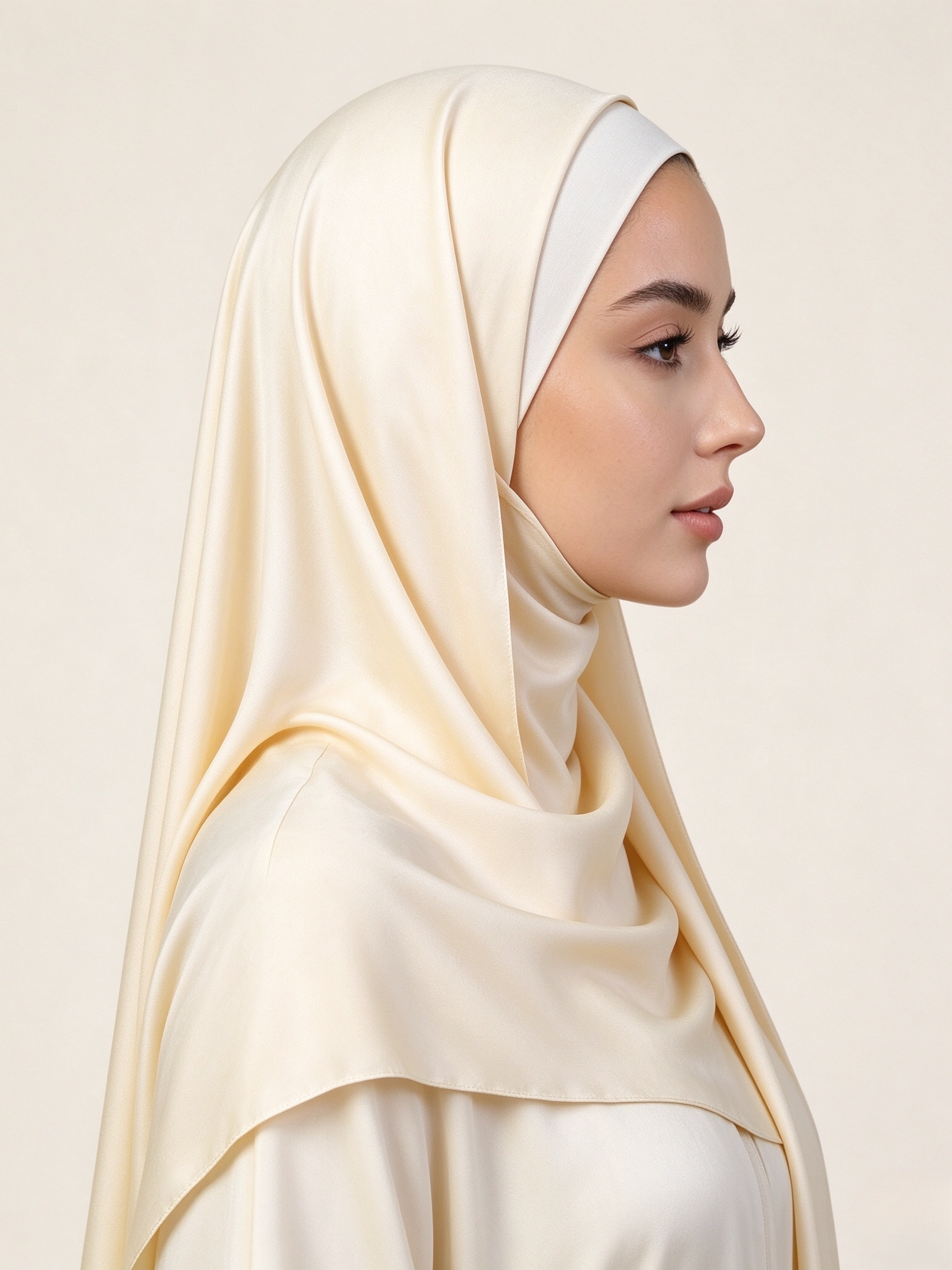 حجاب سادة كريمي