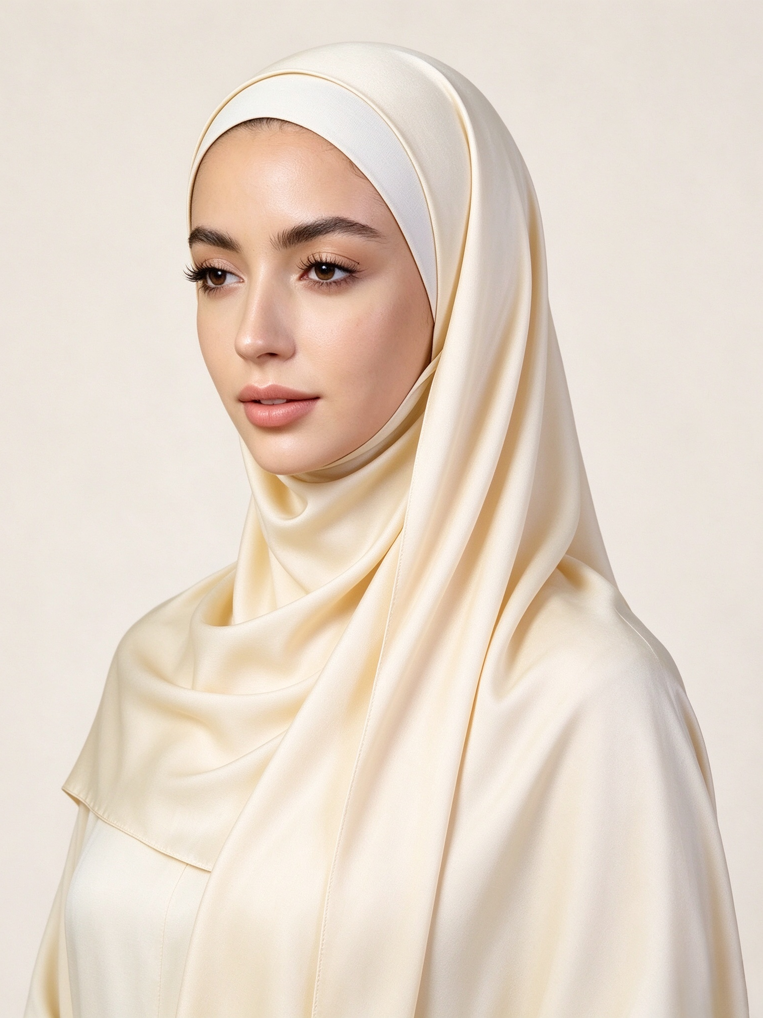 حجاب سادة كريمي