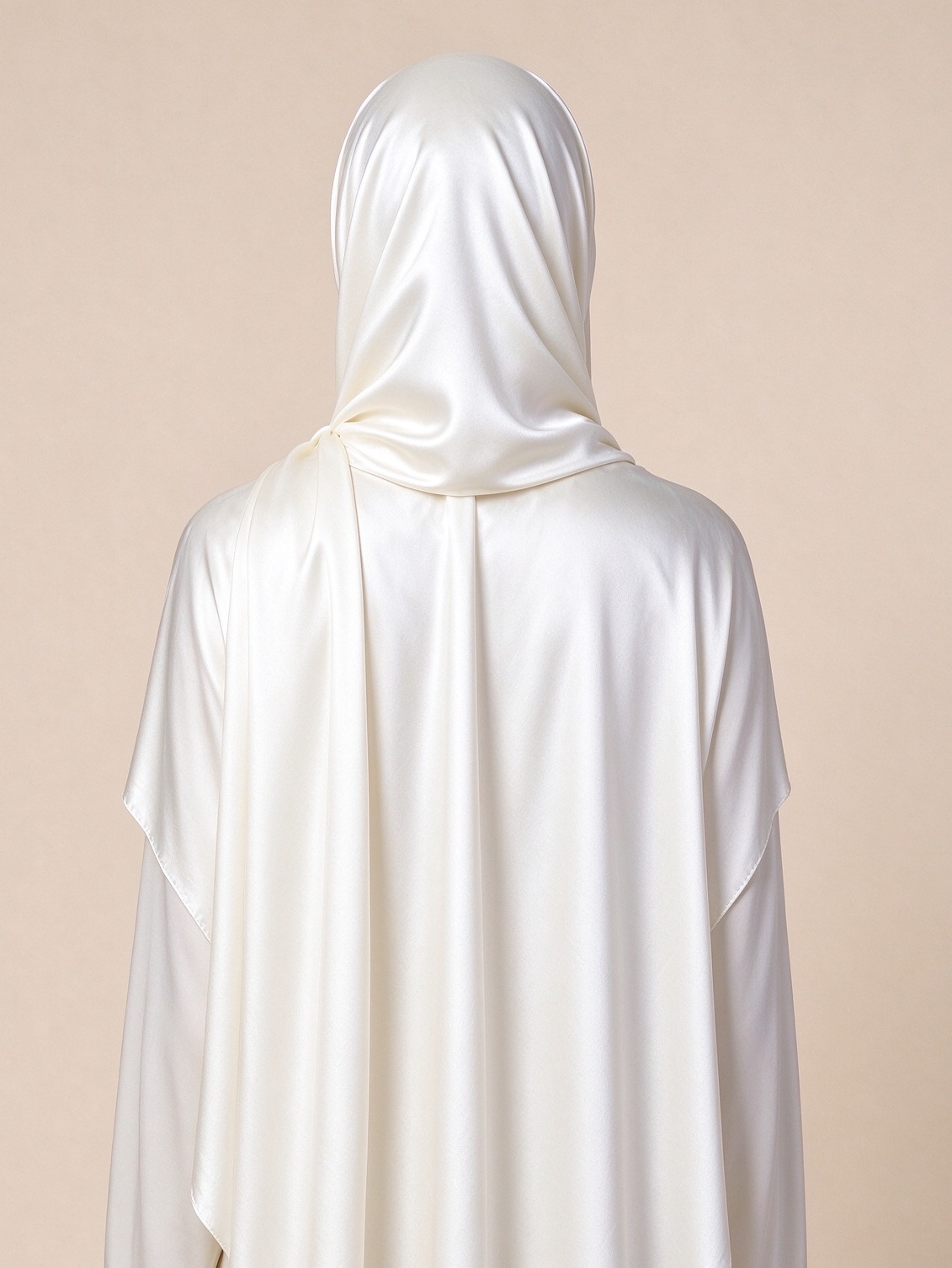 White Solid Hijab