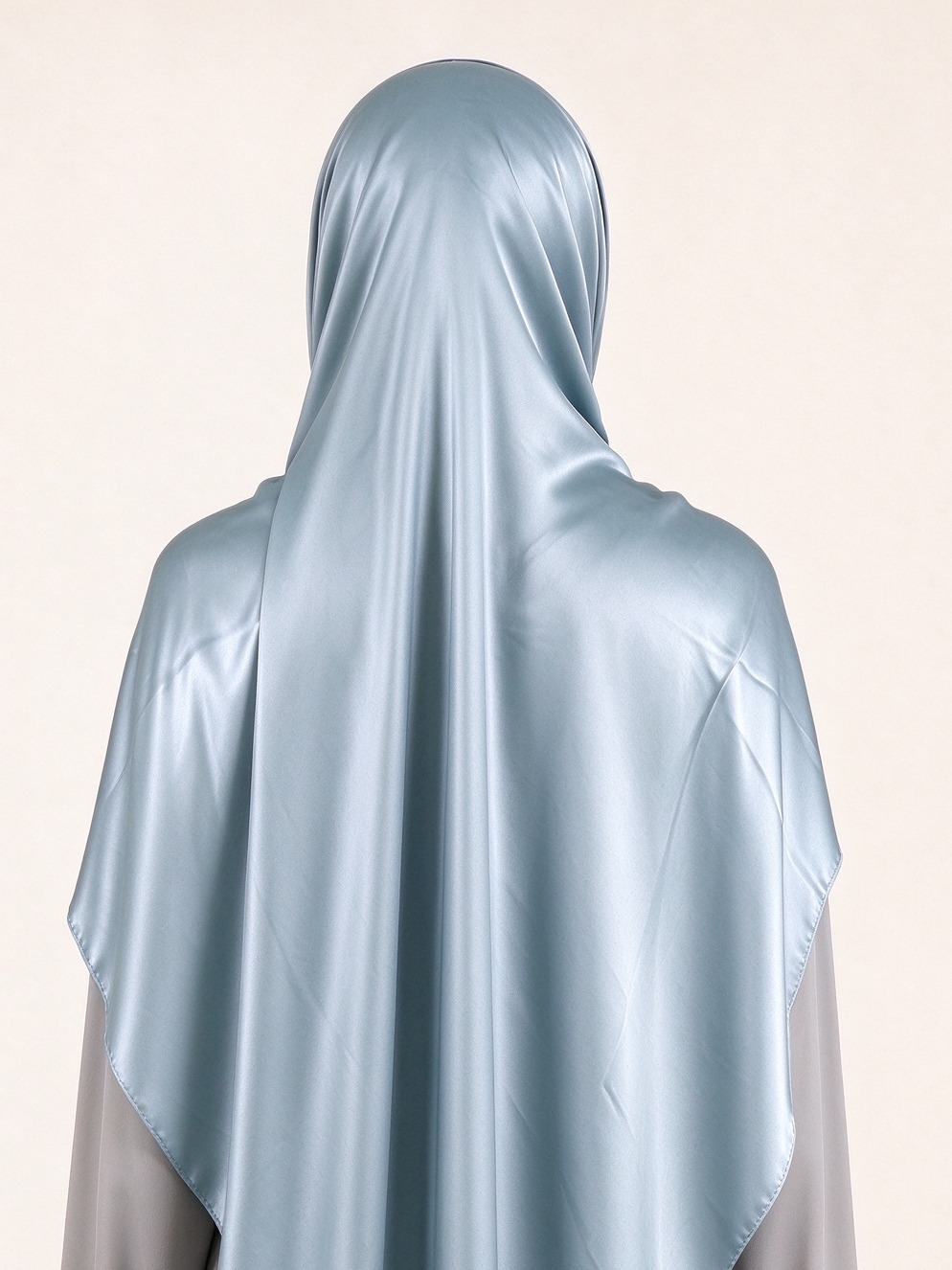 Light Blue Solid Hijab