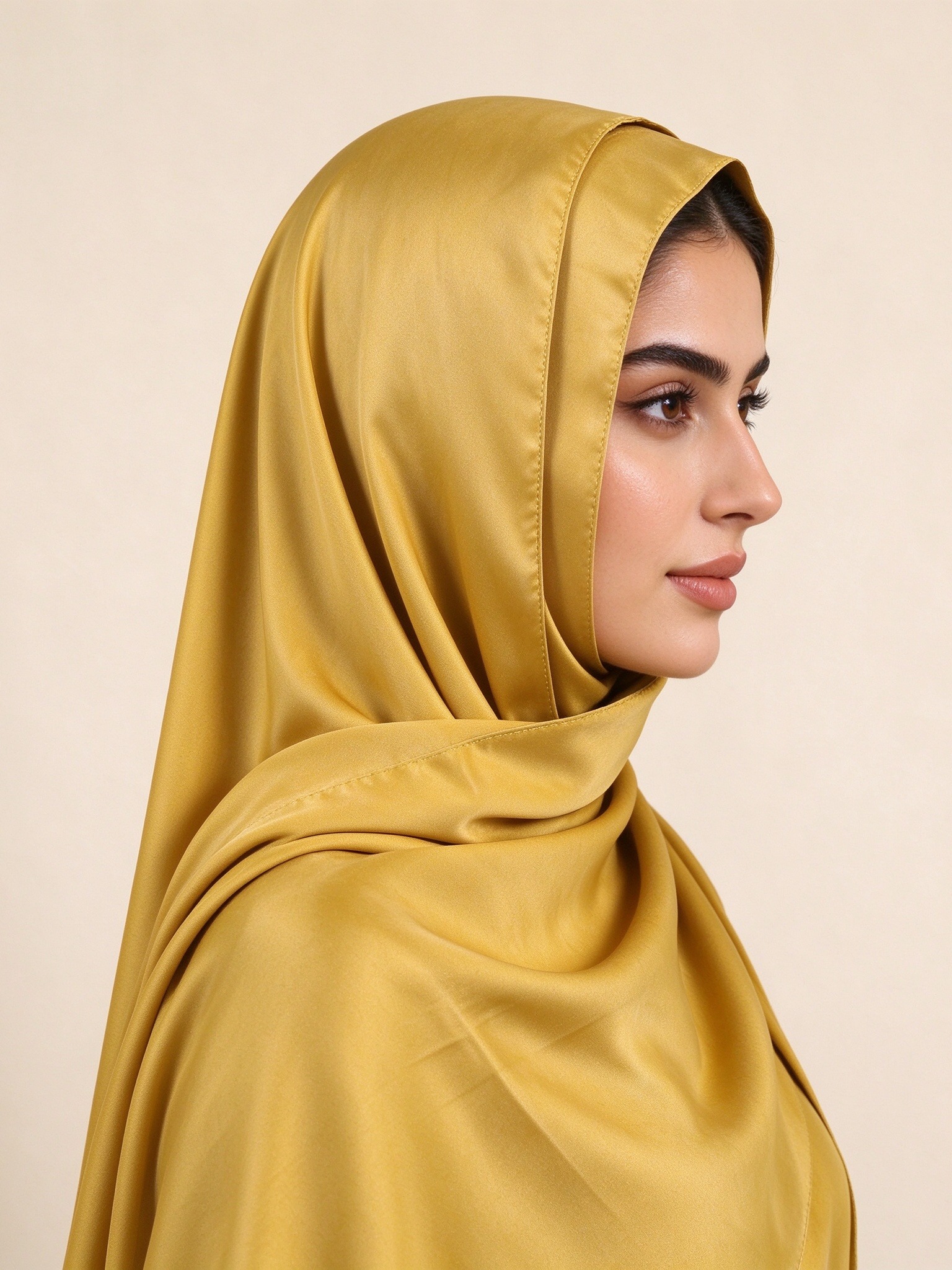 Mustard Solid Hijab