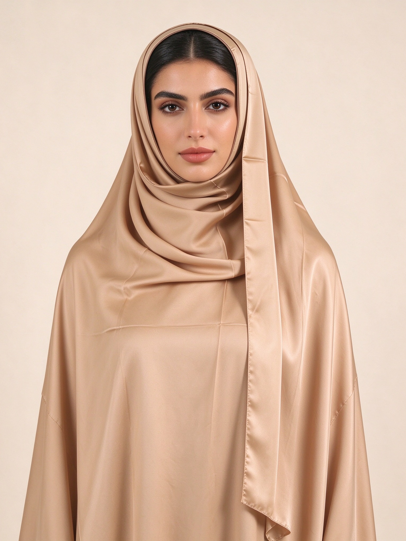 Nude Solid Hijab