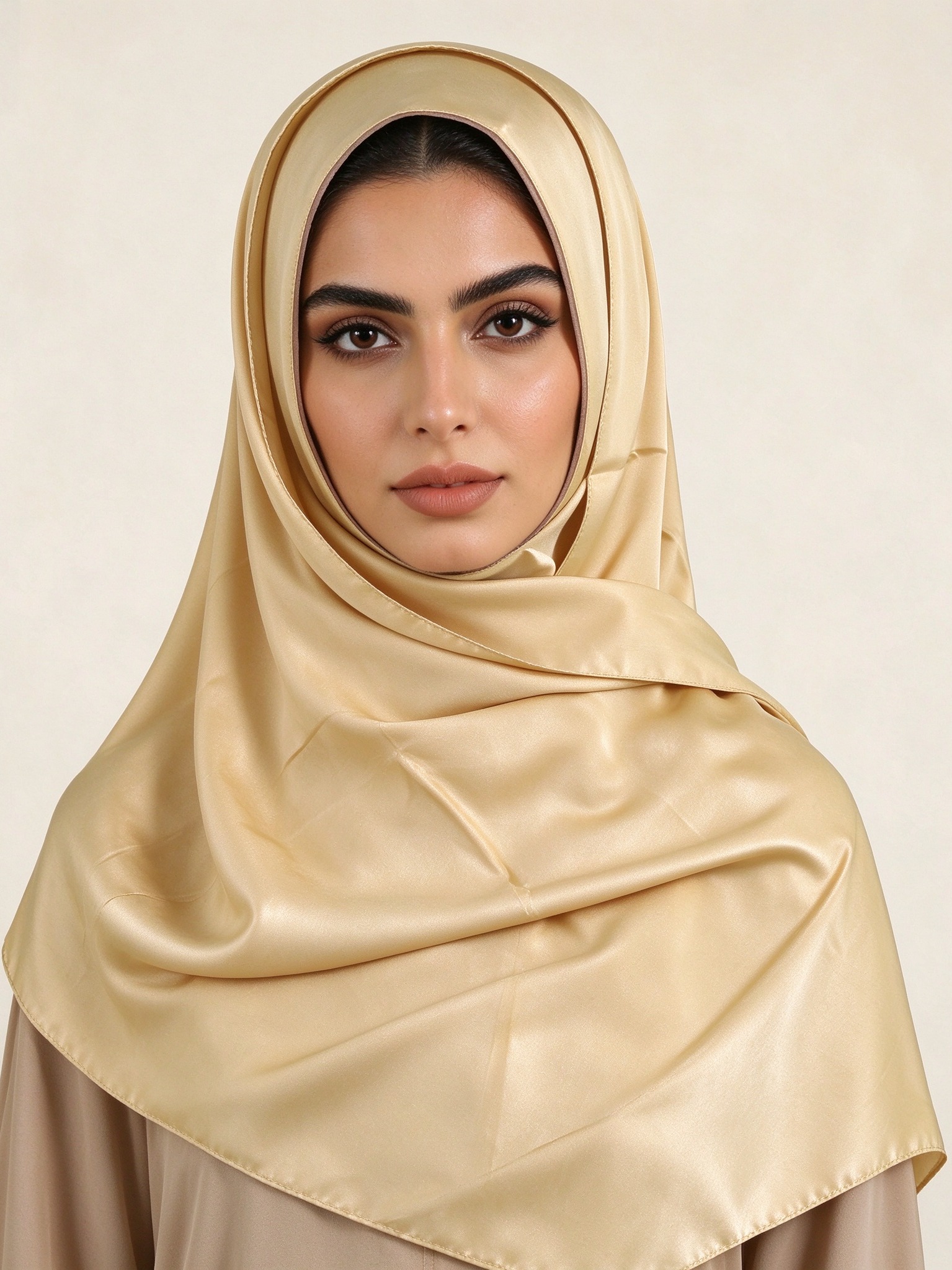 Gold Solid Hijab