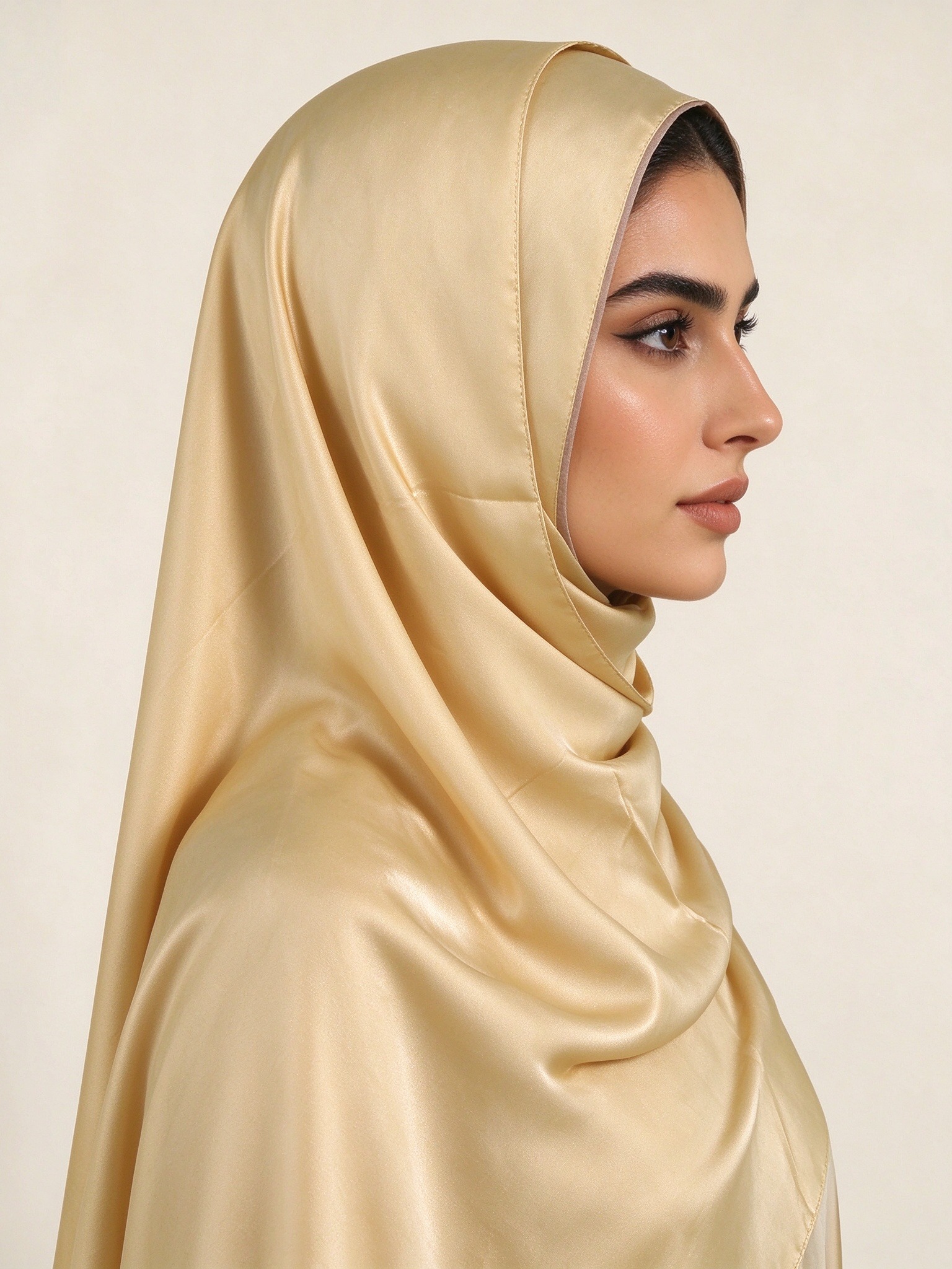 Gold Solid Hijab