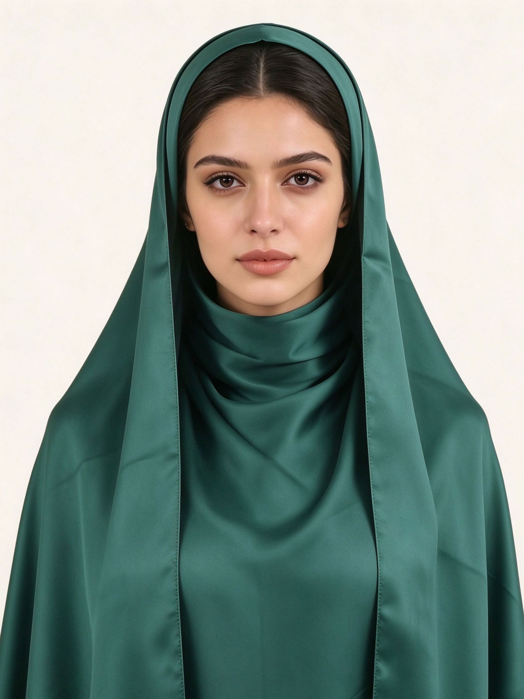 Green Solid Hijab