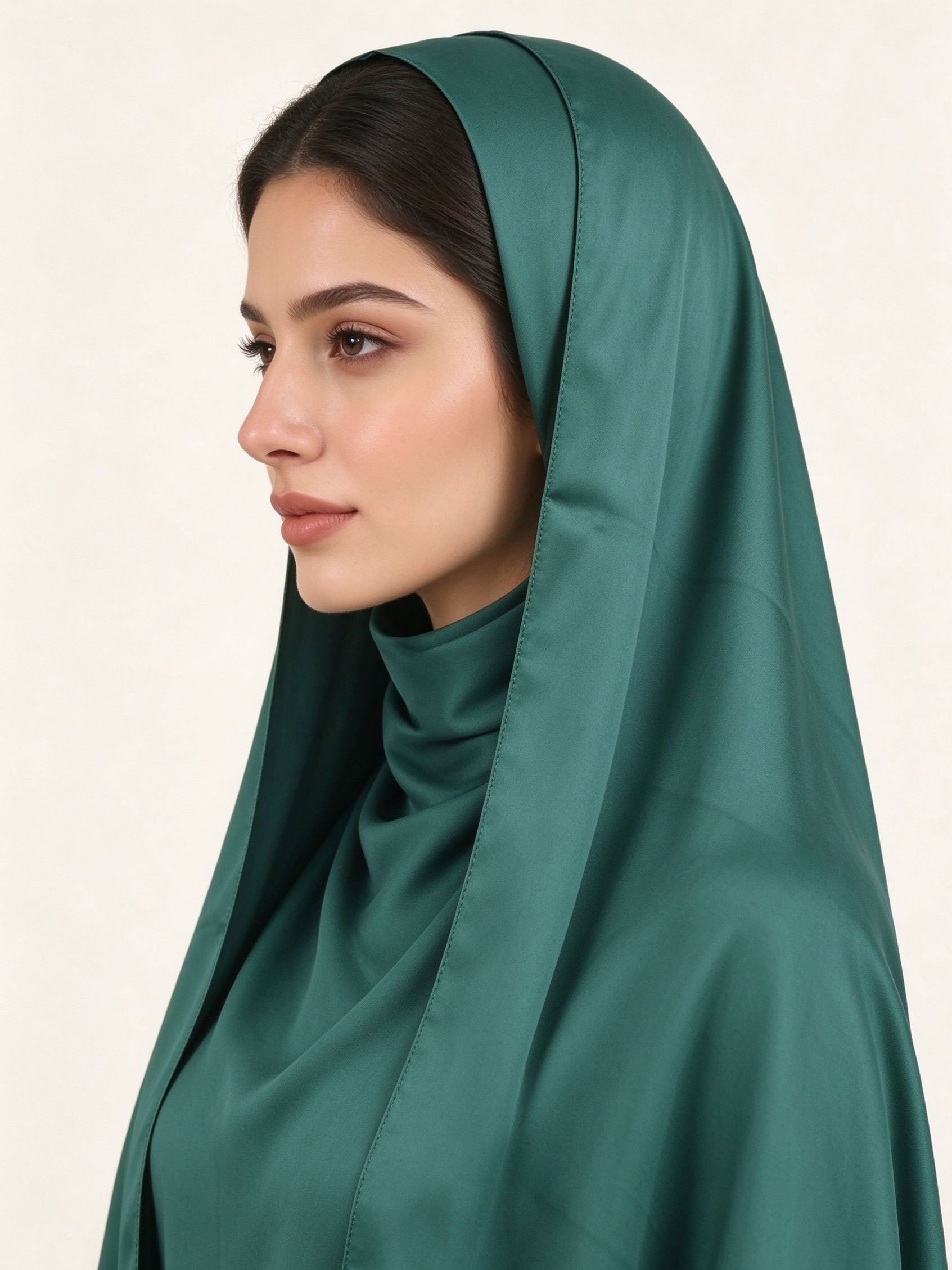 Green Solid Hijab