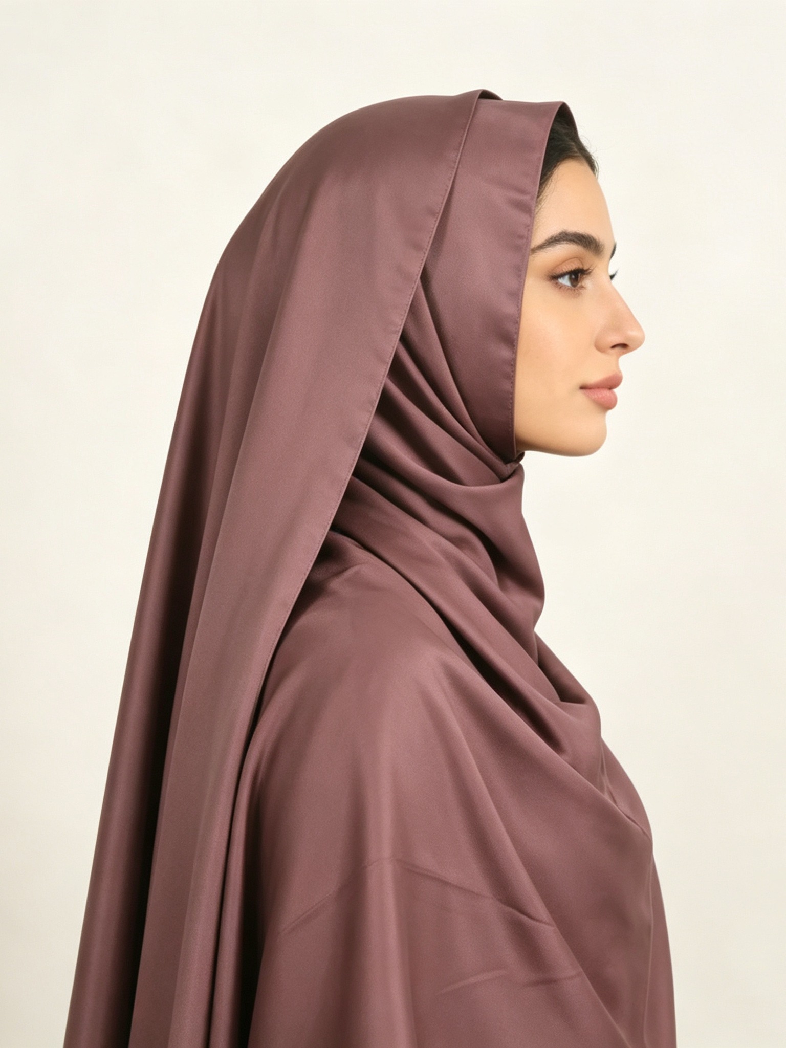 حجاب سادة أرجواني