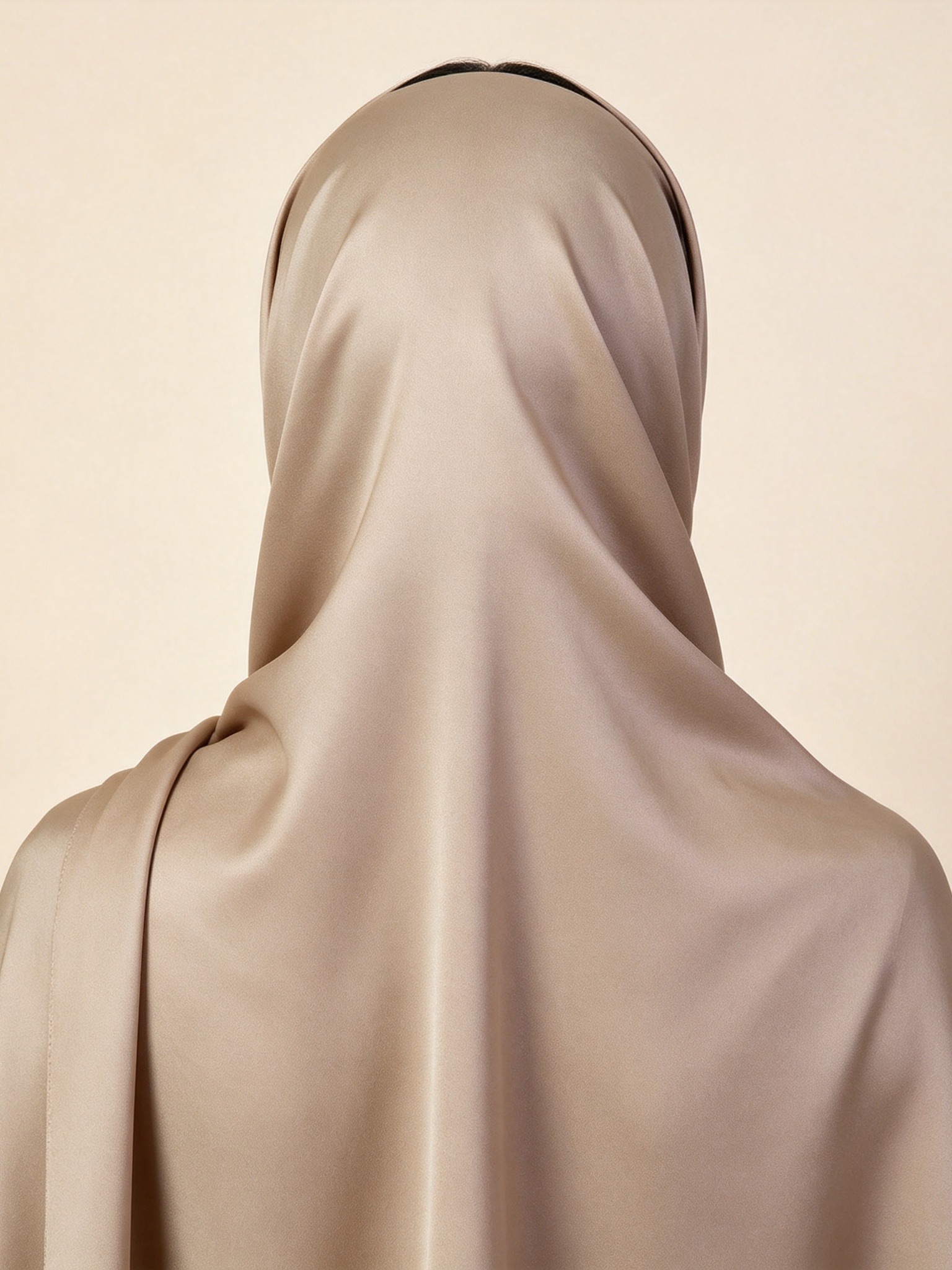 حجاب سادة كاكي