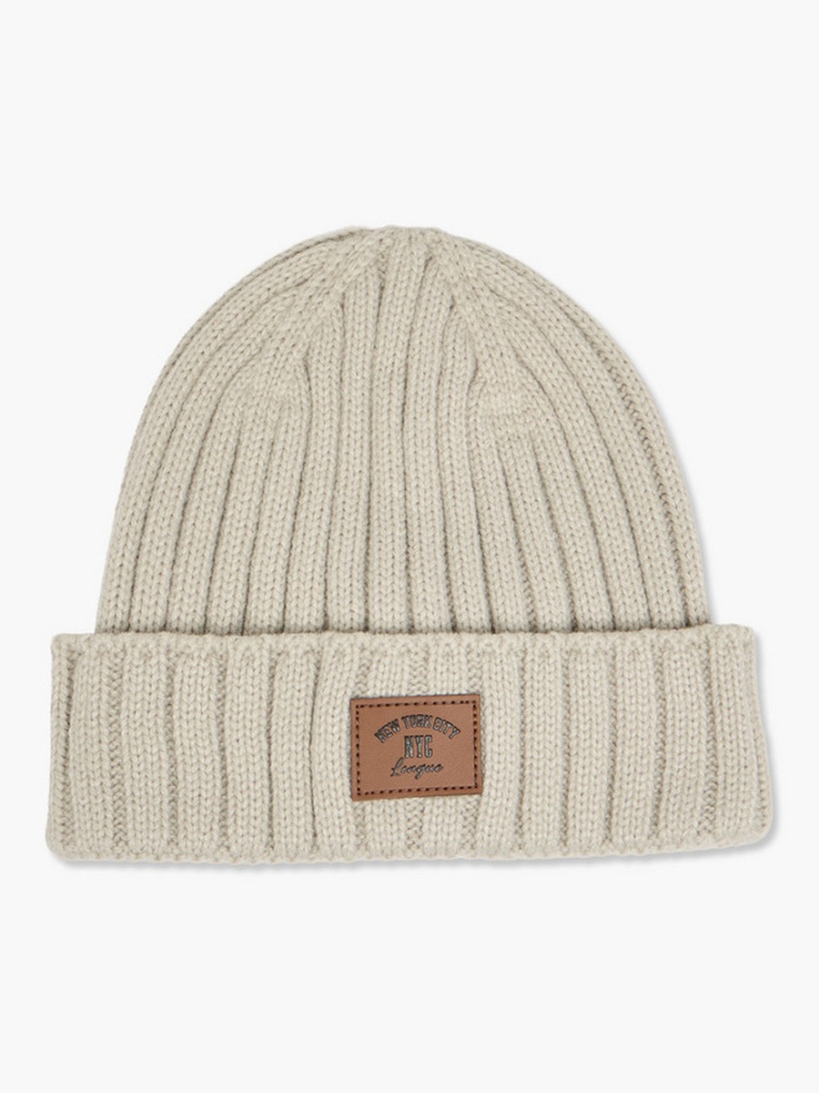 Set of 2 - Men Beanie Turn-Up Hem