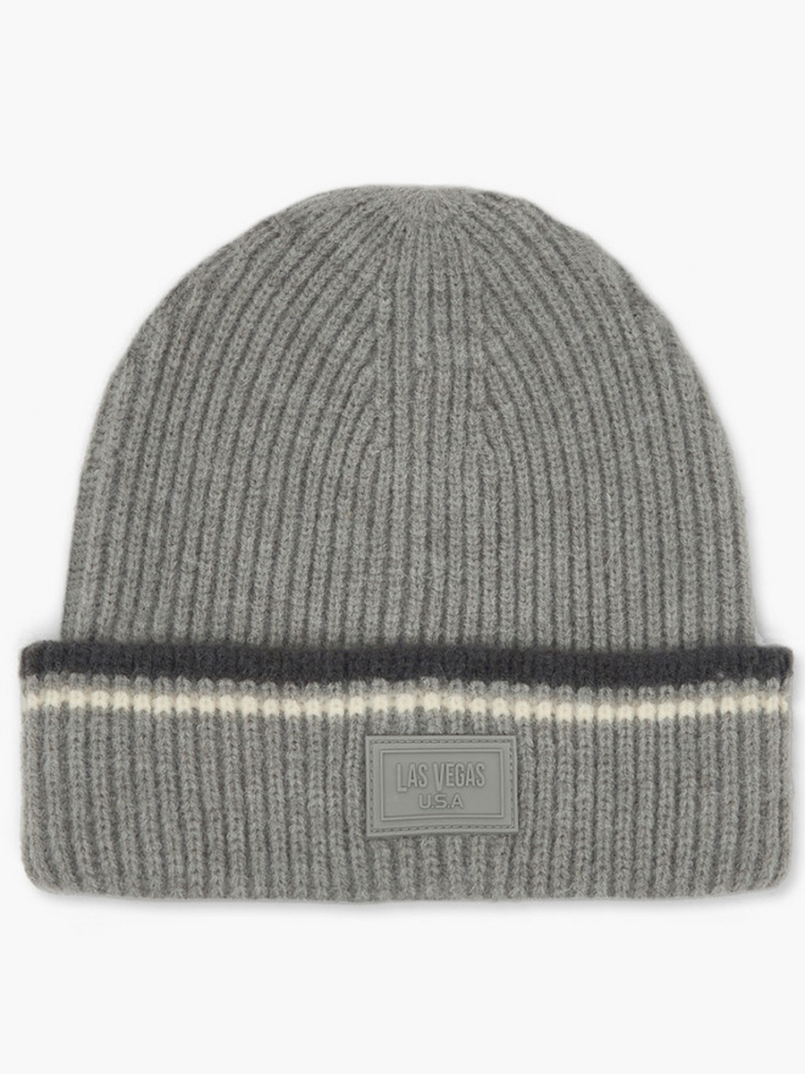 Set of 2 - Men Beanie with Turn-Up Hem