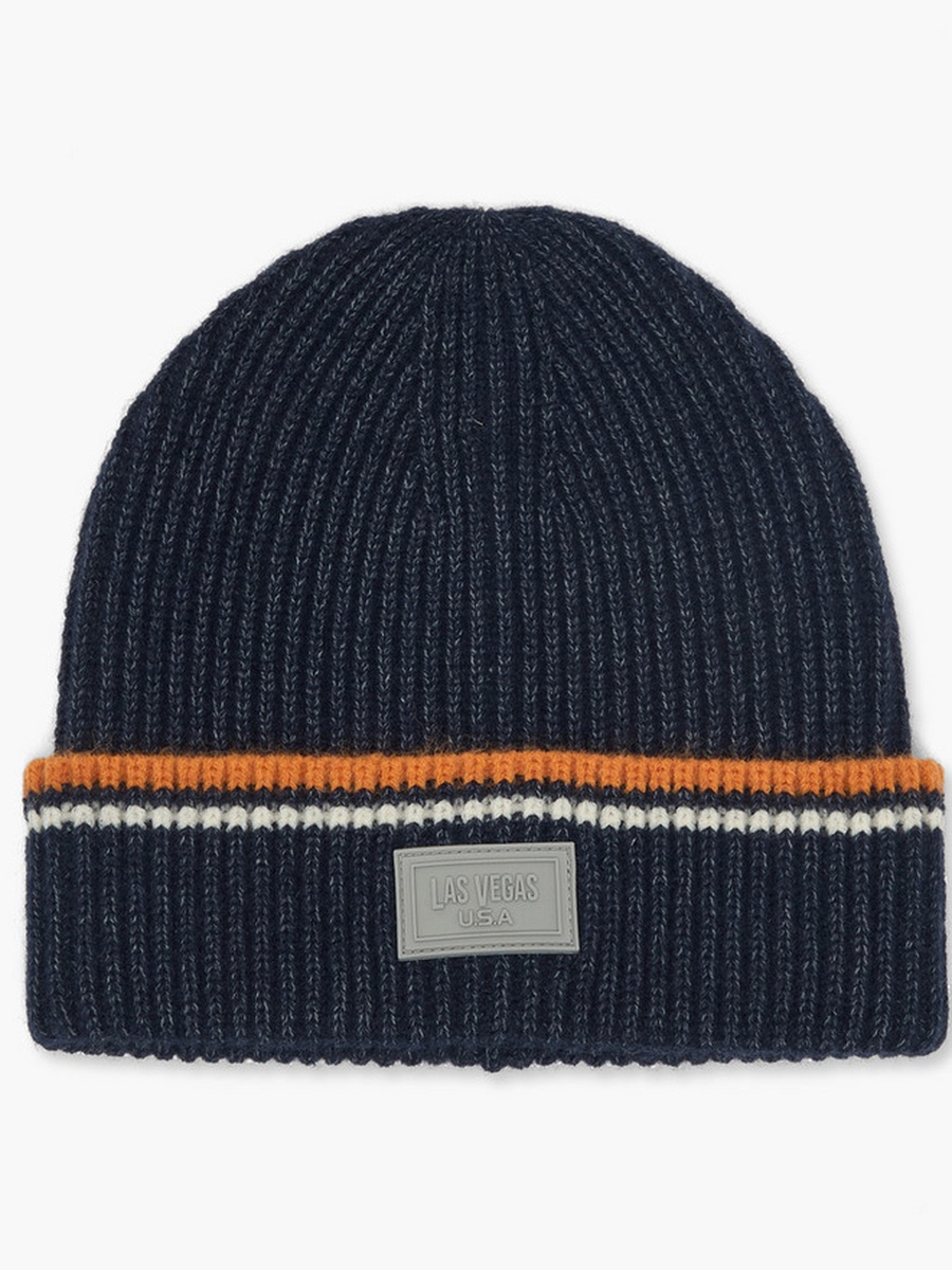 Set of 2 - Men Beanie with Turn-Up Hem