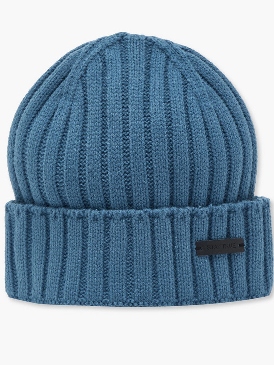 Set of 2 - Men Beanie with Turn-Up Hem