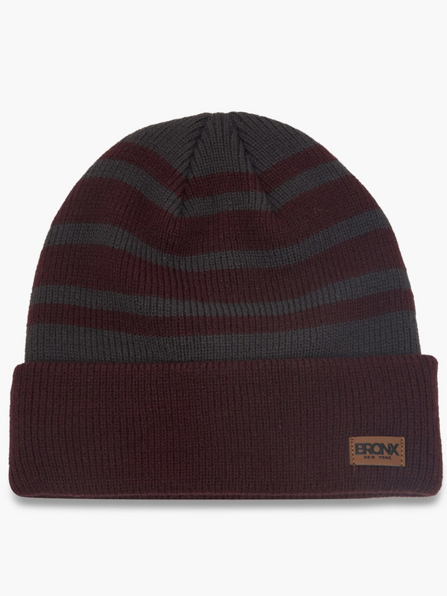 Set of 2 - Men Beanie with Turn-Up Hem
