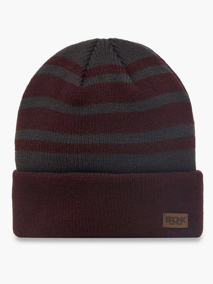 Set of 2 - Men Beanie with Turn-Up Hem