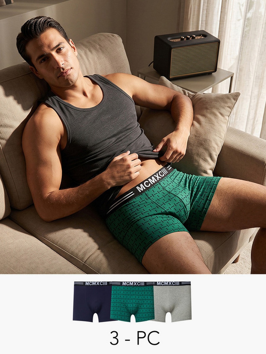 Pack of 3 - Assorted Design Trunks