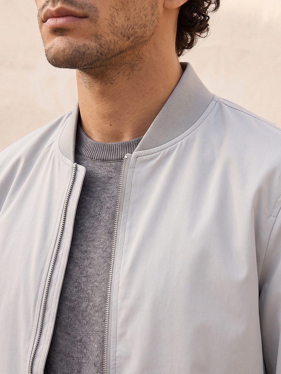 Bomber Jacket with Pockets