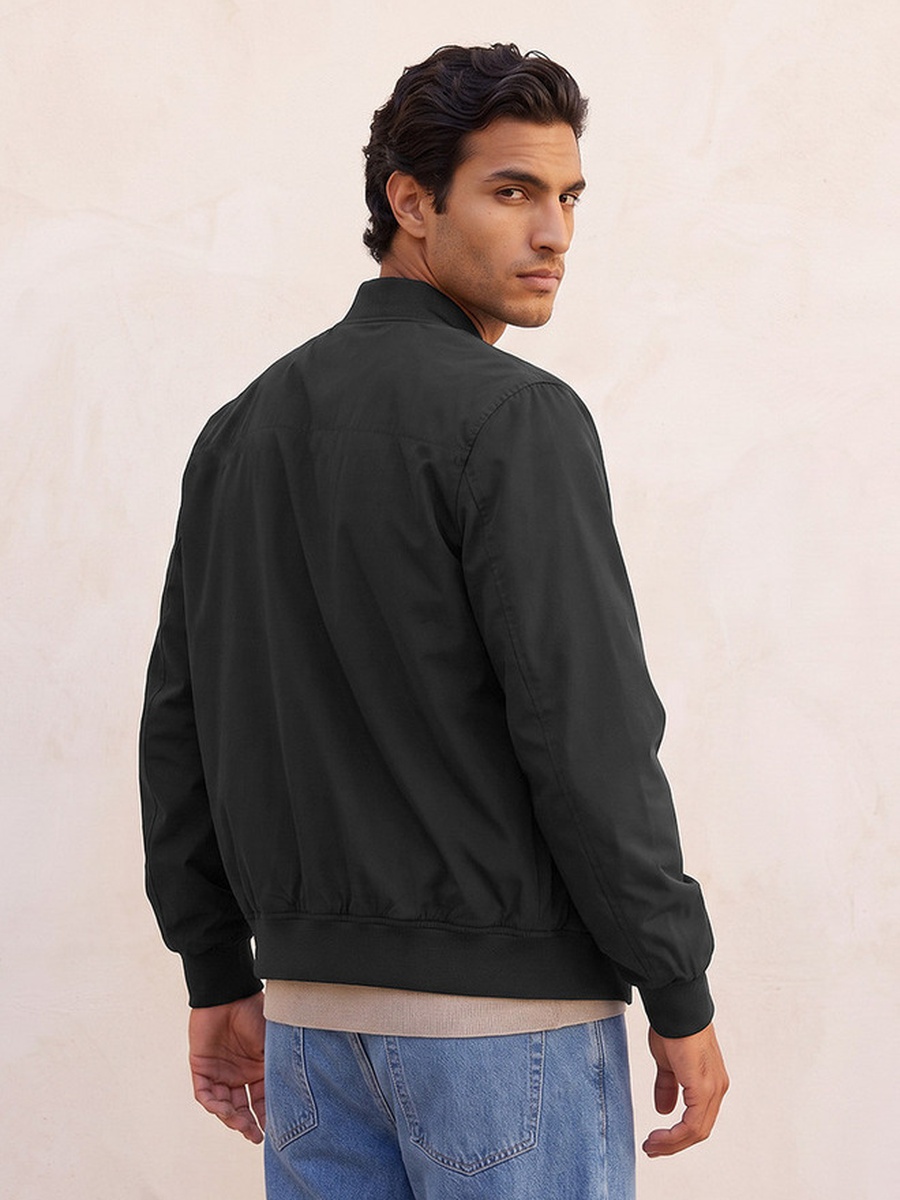 Bomber Jacket with Pockets