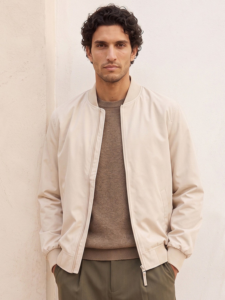 Bomber Jacket with Pockets