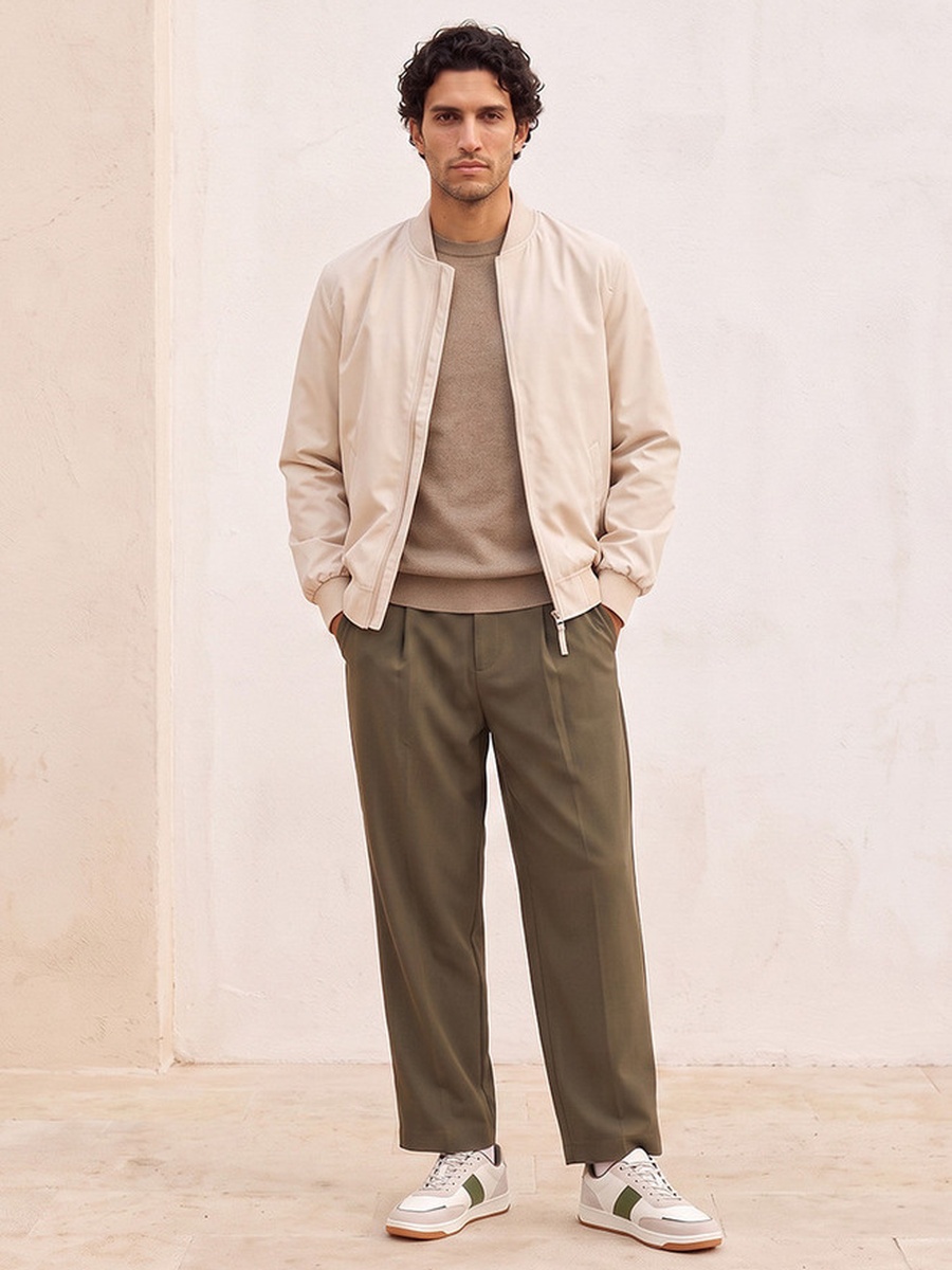 Bomber Jacket with Pockets