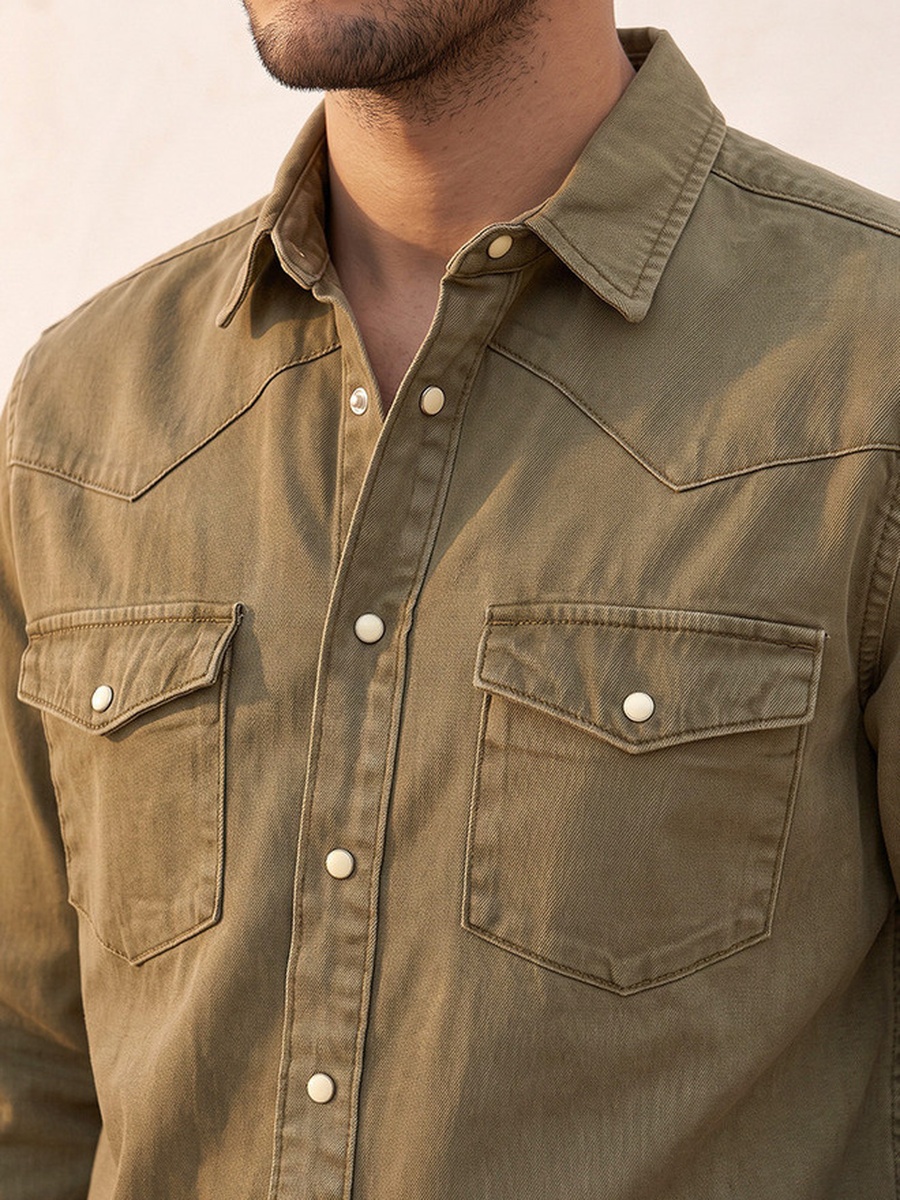 Regular Fit Denim Shirt