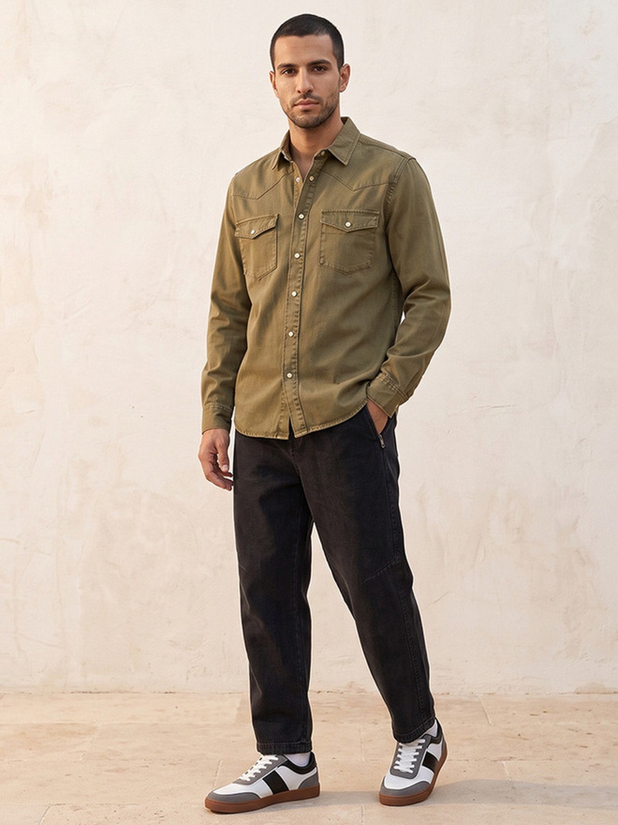 Regular Fit Denim Shirt