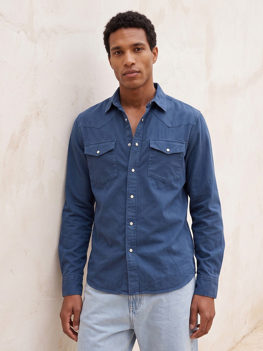 Regular Fit Denim Shirt