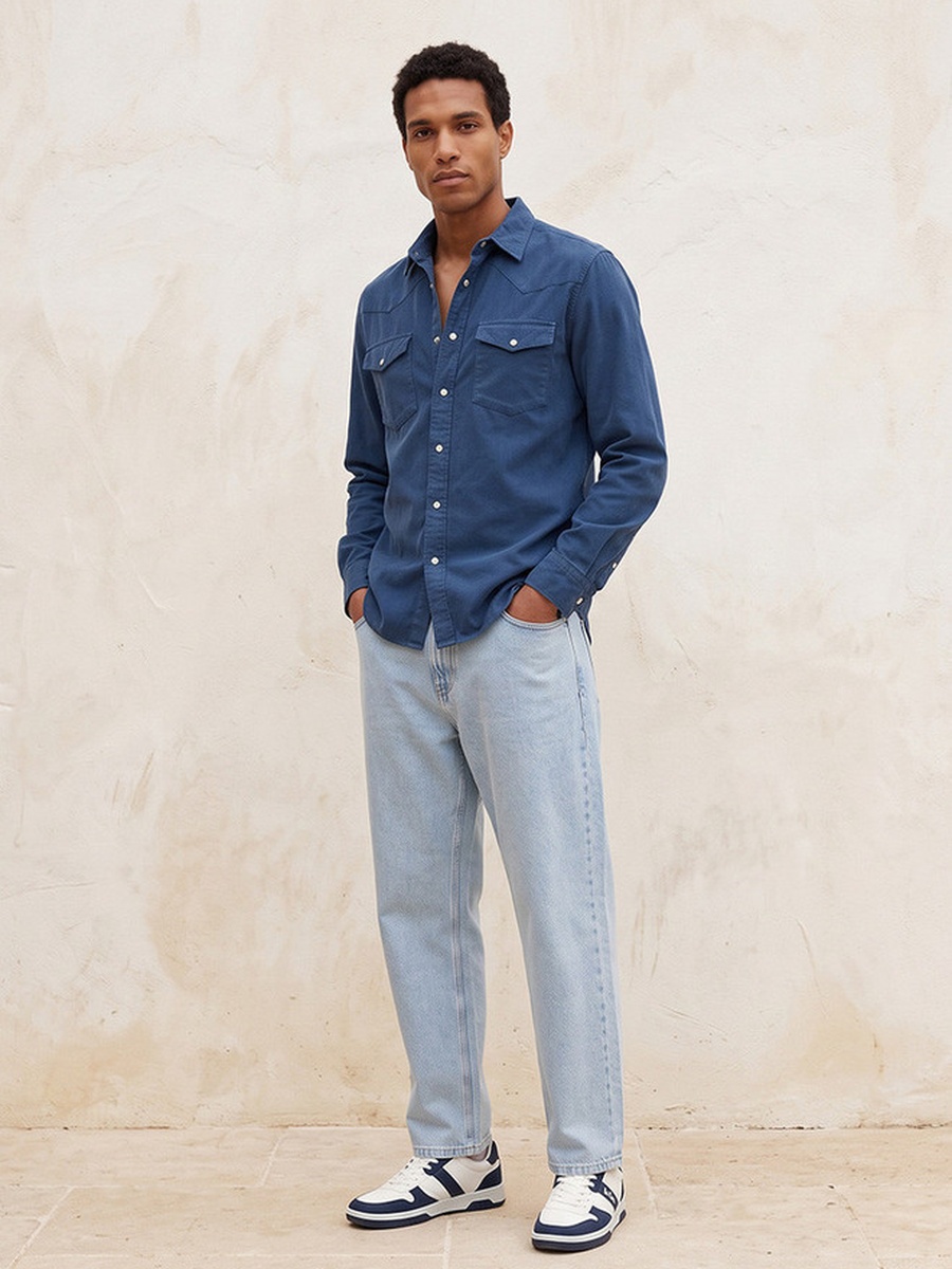 Regular Fit Denim Shirt