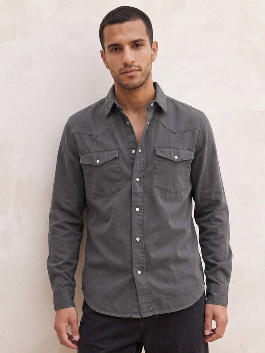 Regular Fit Denim Shirt