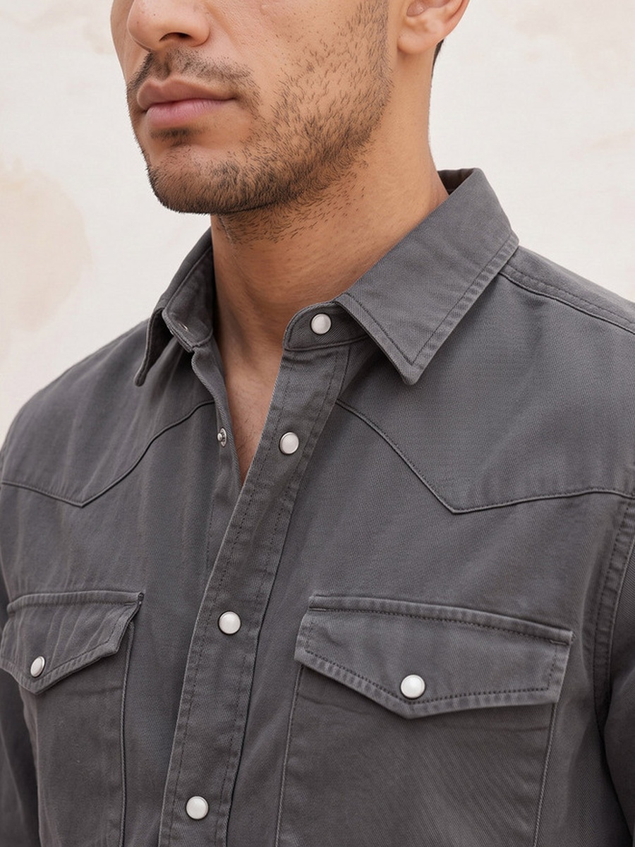 Regular Fit Denim Shirt