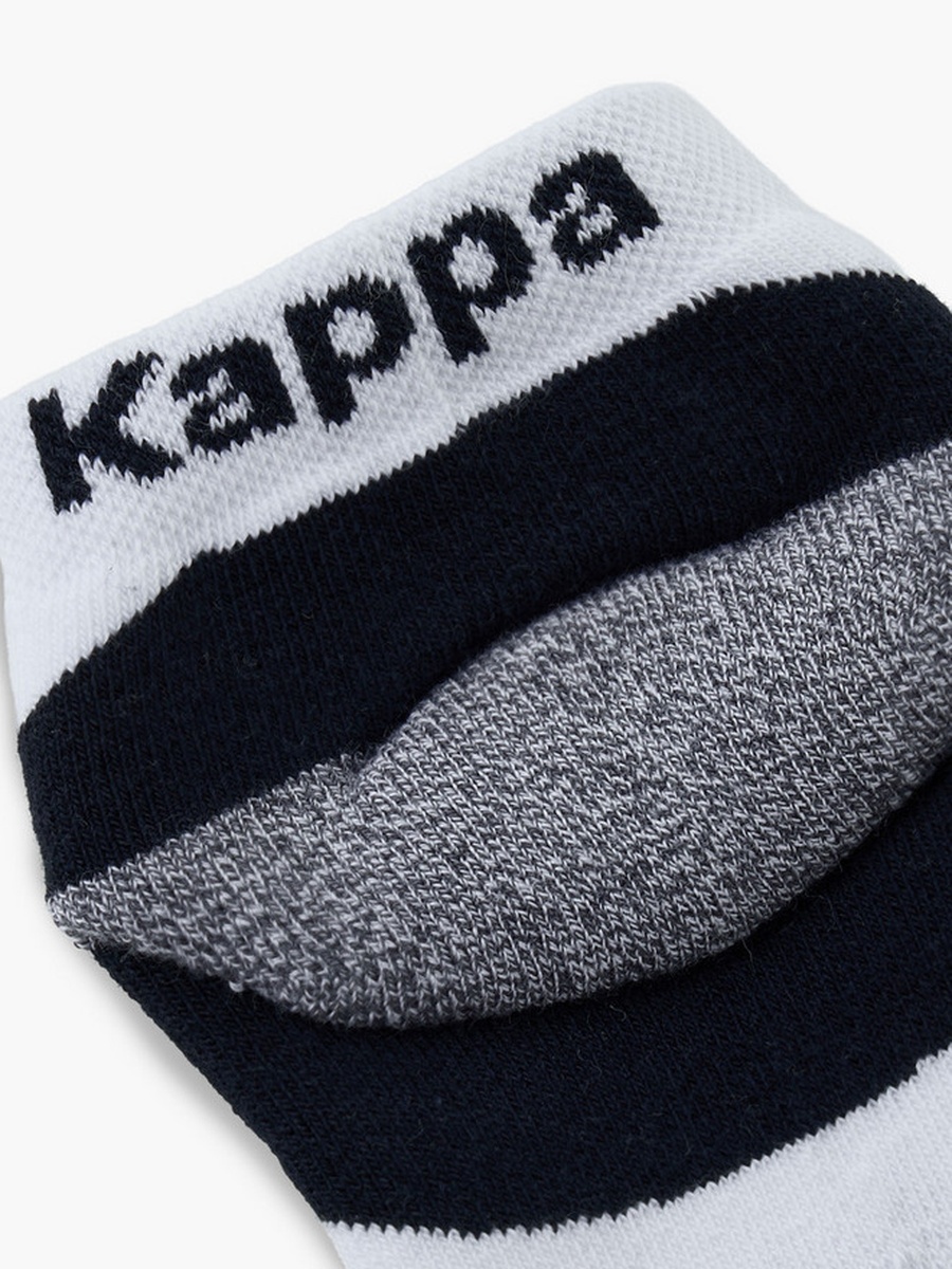 Men Ankle Socks with Colourblock Design - Set of 3