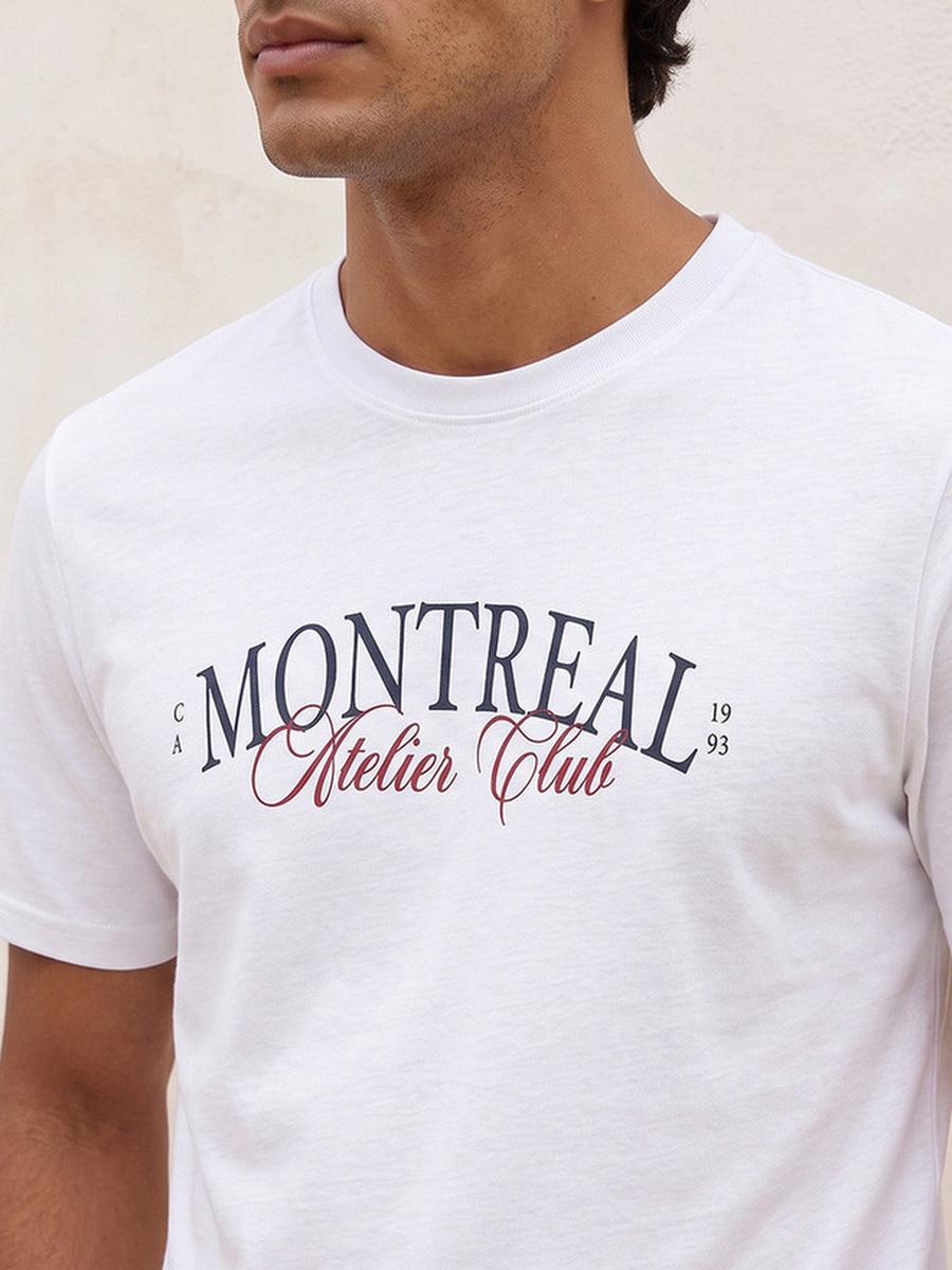 Regular Fit Cotton Crew Neck T-Shirt