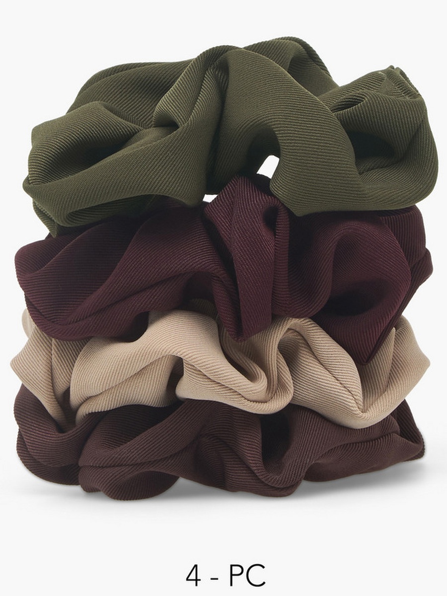 Pack of 4 Hair Scrunchie