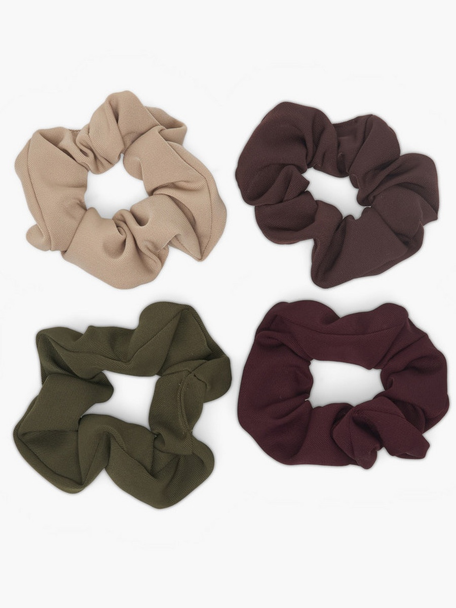 Pack of 4 Hair Scrunchie
