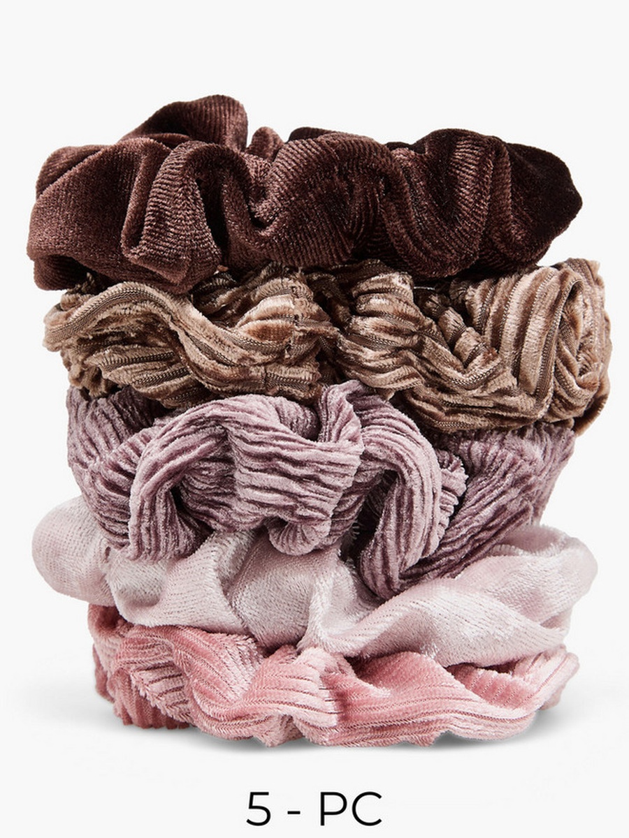 Pack of 5 Velvet Scruchie