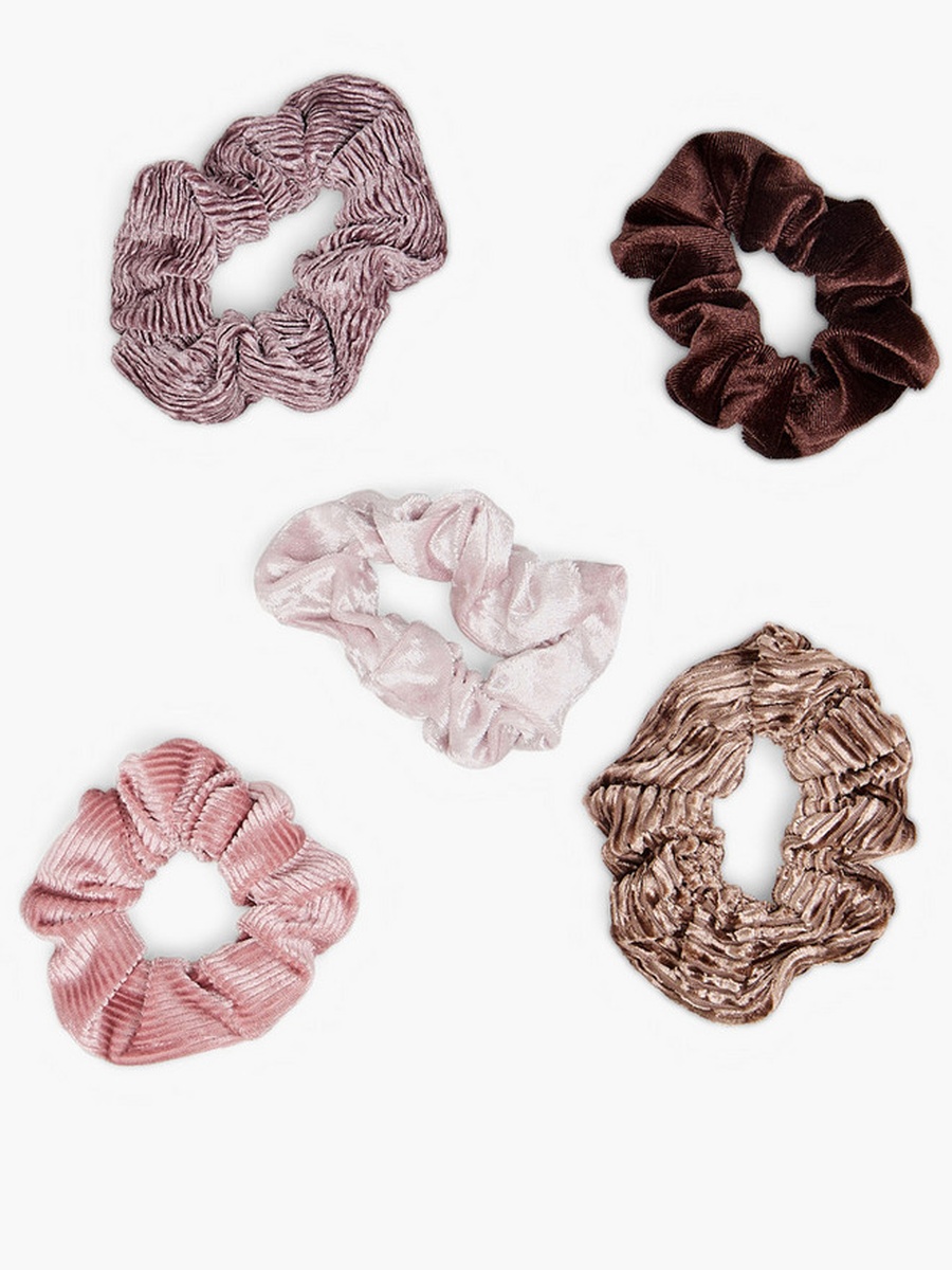 Pack of 5 Velvet Scruchie