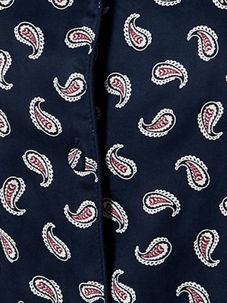 Viscose Paisley Print Shirt and Pyjama Set