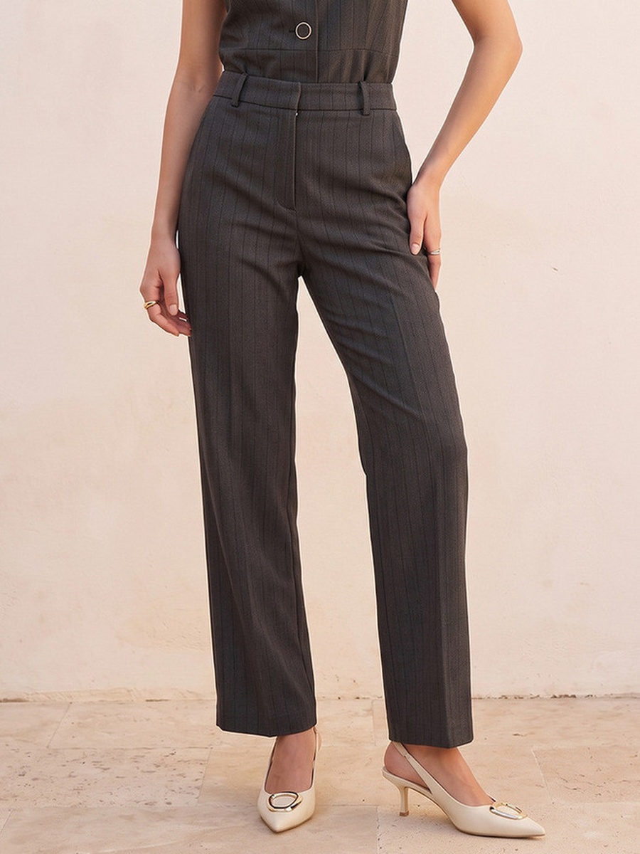 Straight Fit Trousers