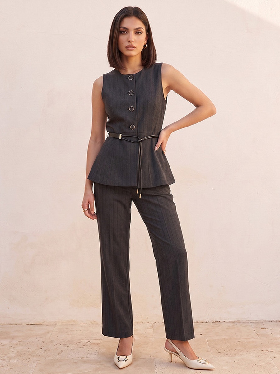 Straight Fit Trousers