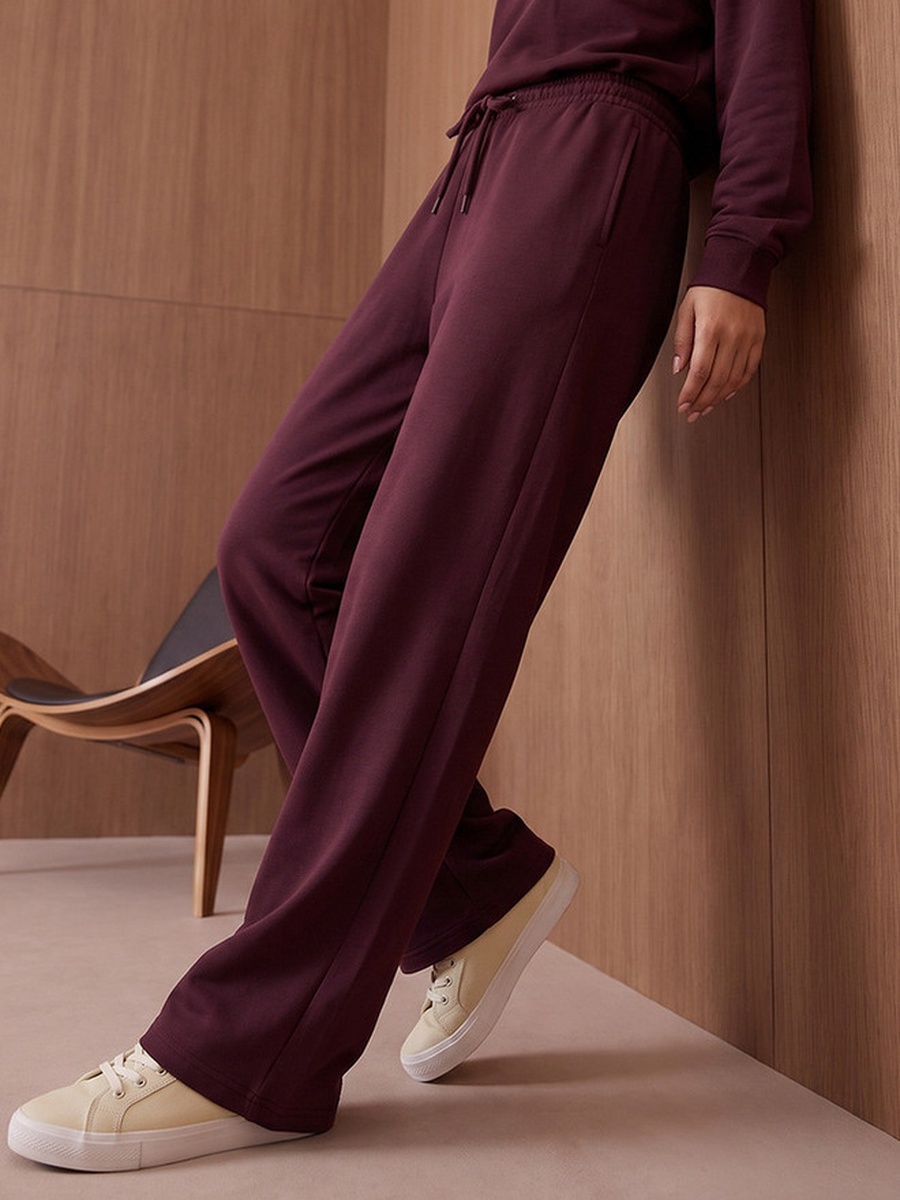 Track Pants with Drawstring Closure