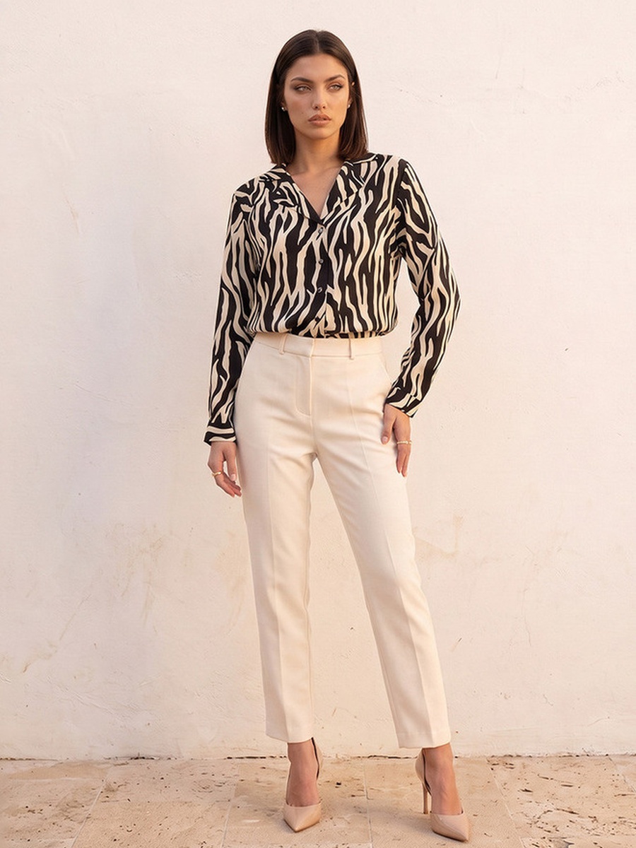 Shirt with Notch Collar