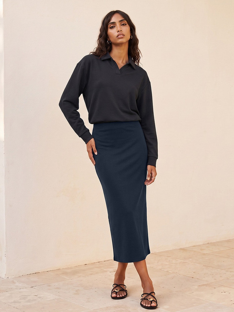 Midi Bodycon Soft Touch Skirt