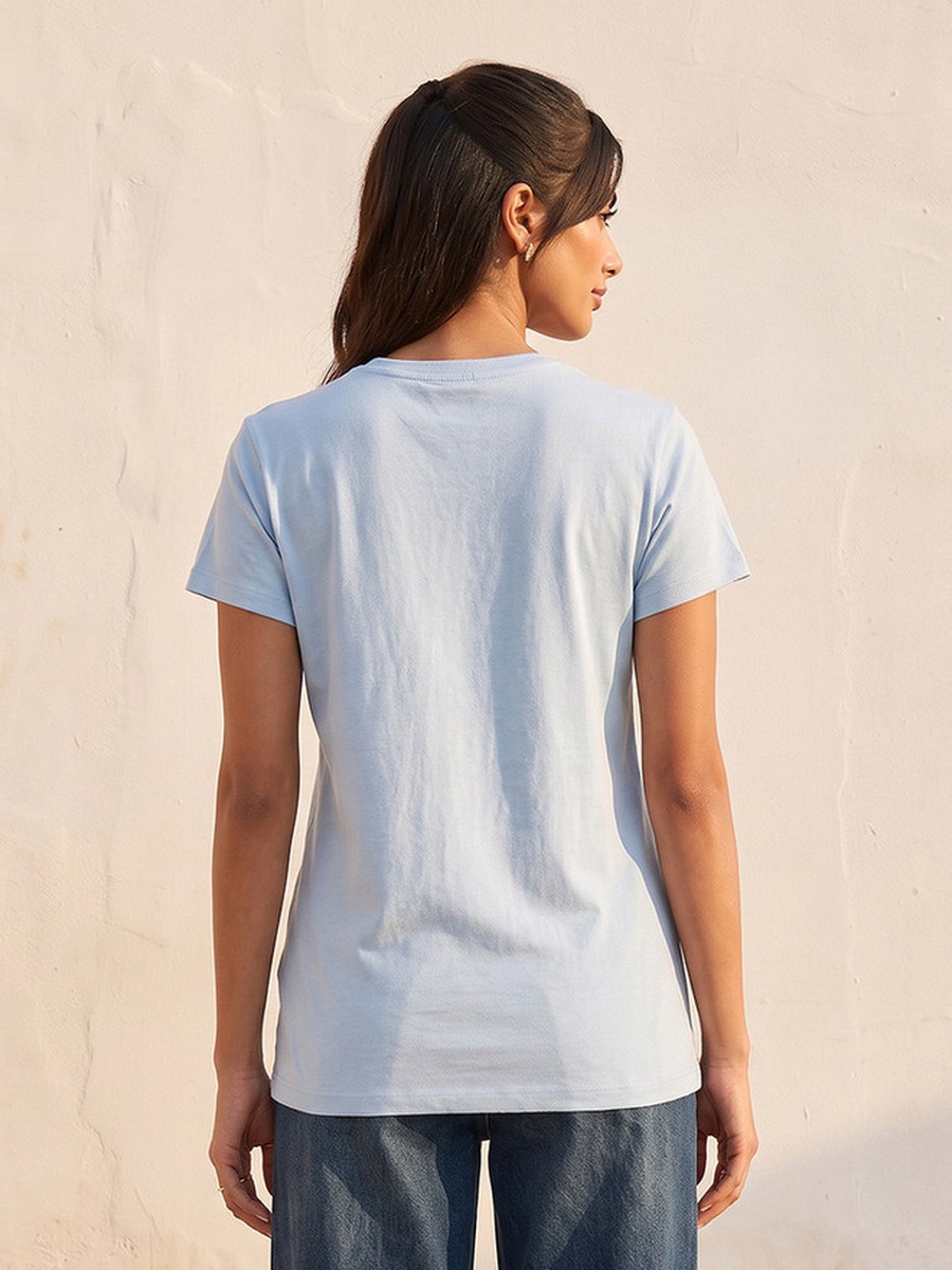 Cotton Brooklyn Print T-Shirt