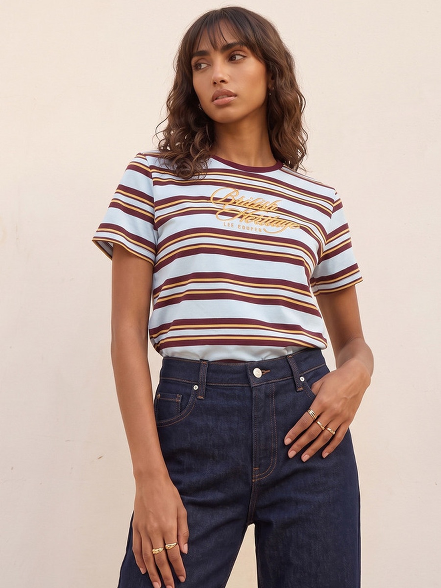 Relaxed Fit Cotton Embroidered T-Shirt