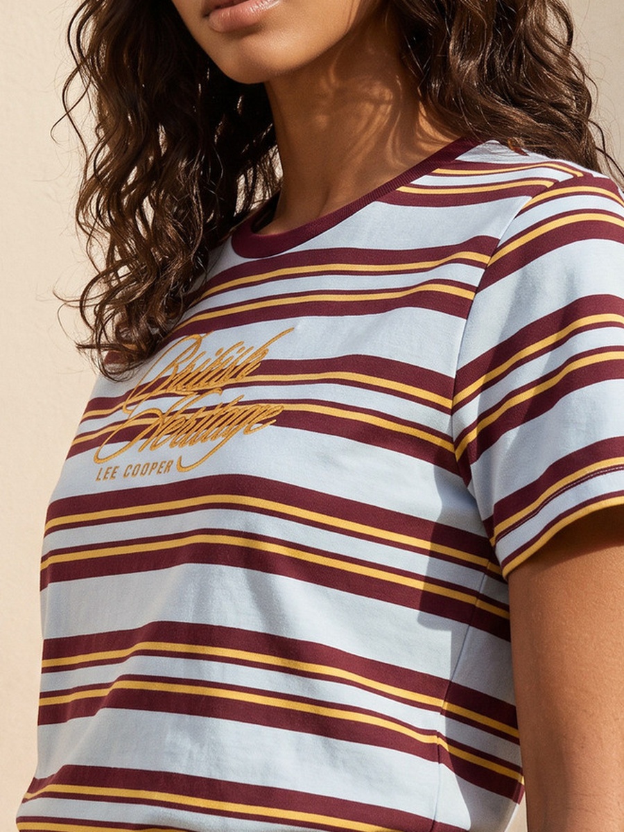 Relaxed Fit Cotton Embroidered T-Shirt