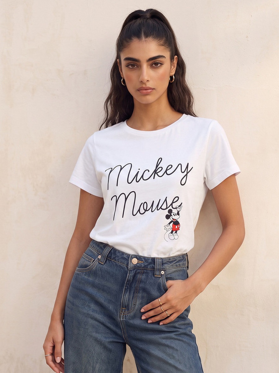 Mickey Mouse Cotton T-Shirt
