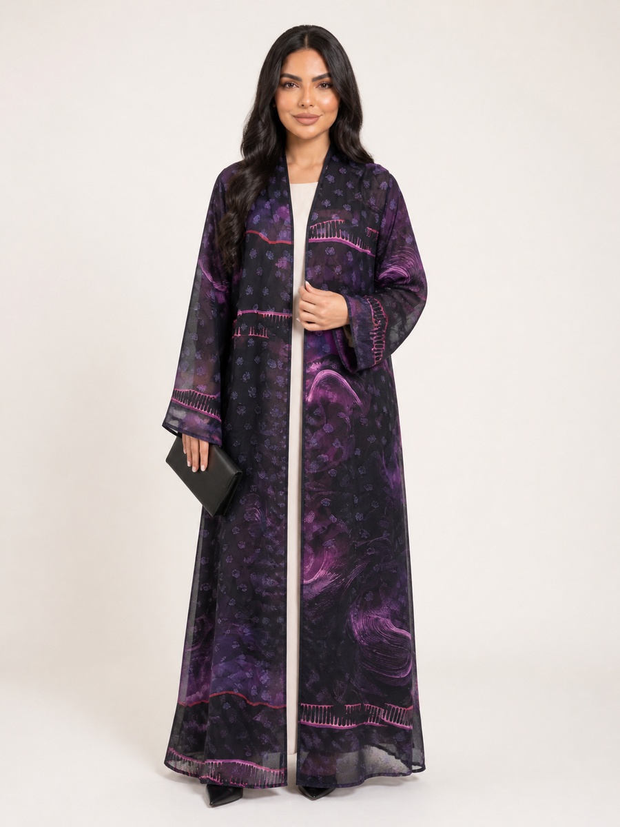 Black Dobby Abaya