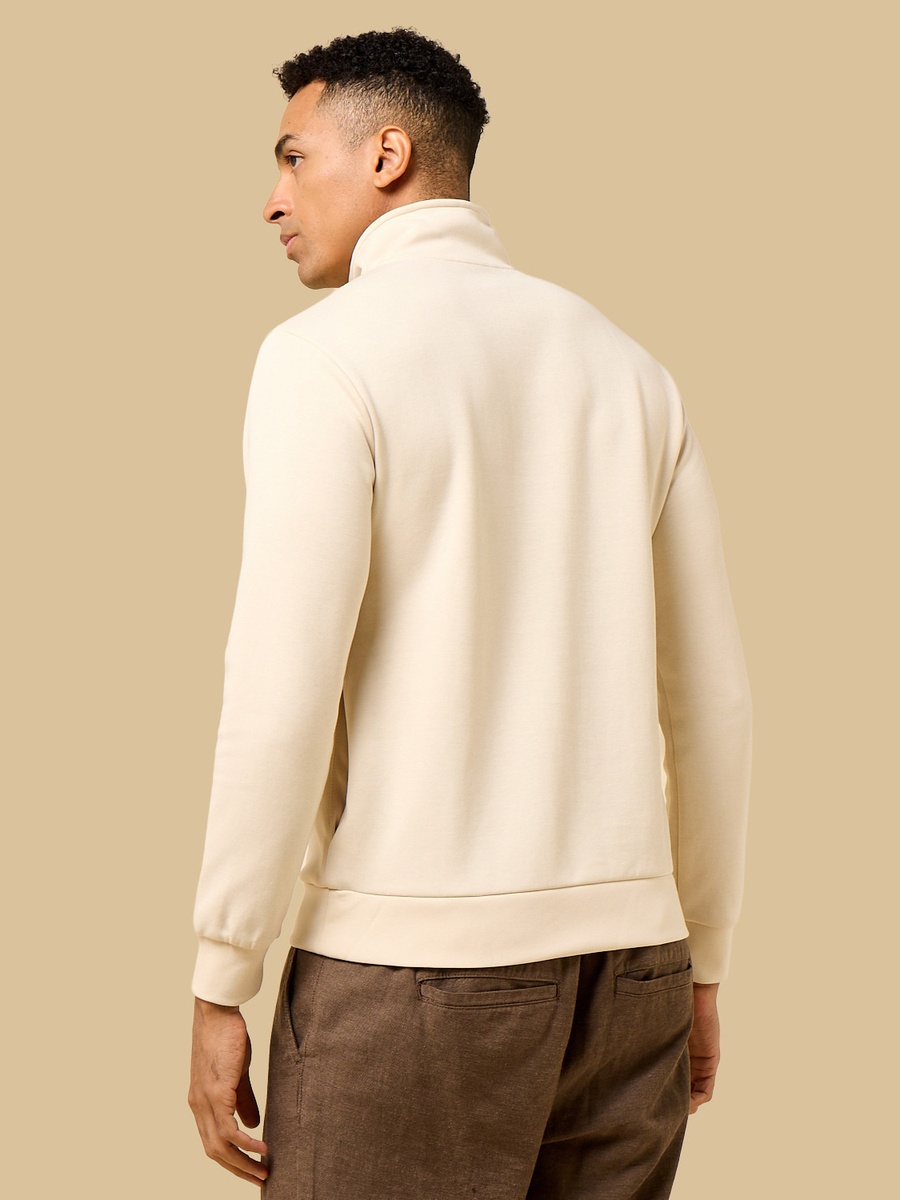 Regular Fit High Neck Sweatshirt